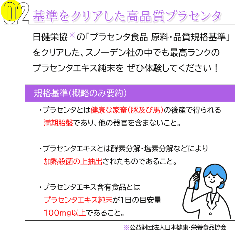 サツマ薬局の高品質プラセンタ