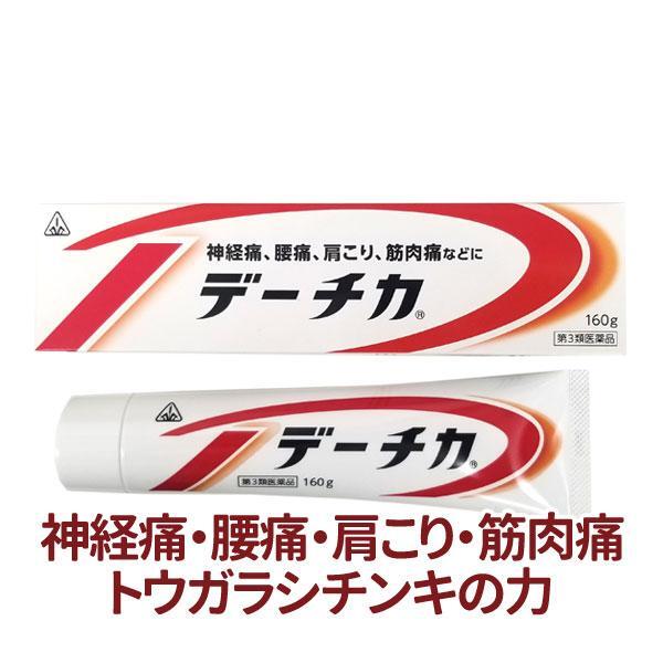 デーチカ160gの箱とチューブ。写真の容量は160g。