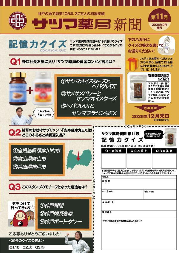 表紙 記憶力クイズ 新聞を読めば必ず解けるクイズ3問