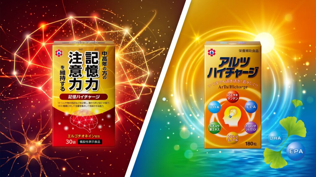 記憶ハイチャージとアルツハイチャージ